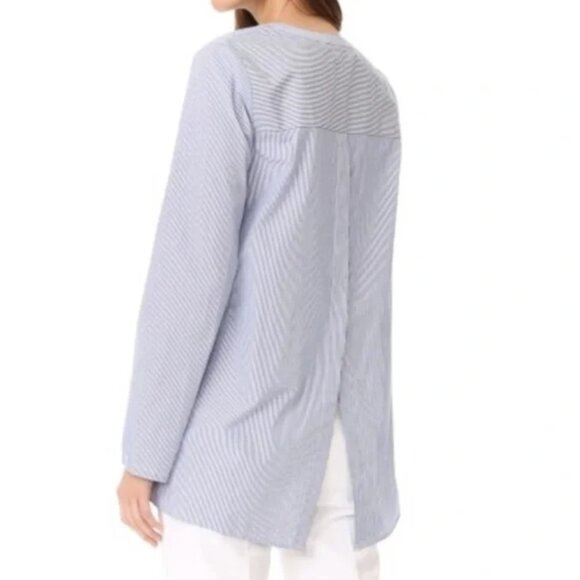 Theory Ophelia Striped Tunic Top Size Small - Picture 2 of 2